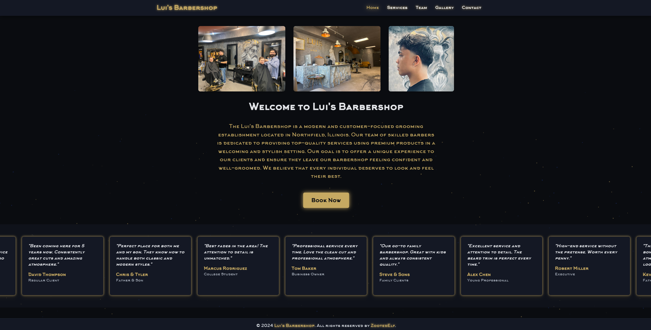 Barbershop Home Page